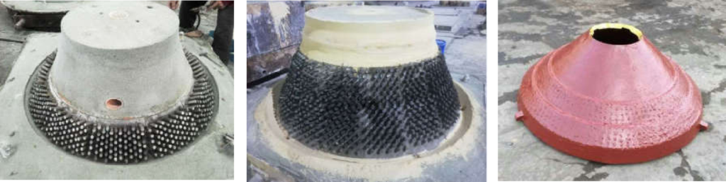 Tic insert Cone Liners ,titanium carbide crusher wear parts